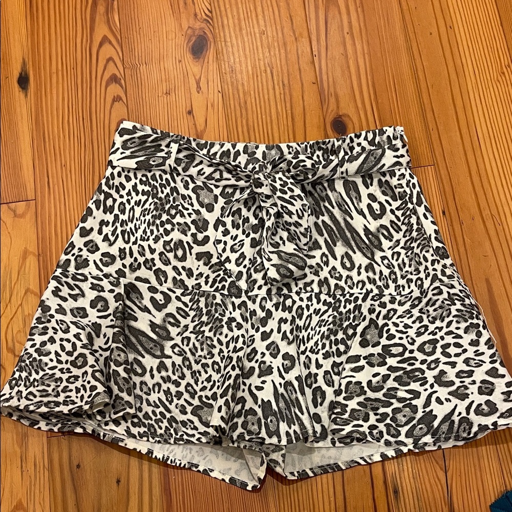 Glam Leopard Print Women's Skirt